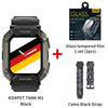 2023 KOSPET TANK M1 Military Smart Watch Men Smartwatch For Women Electronic Fitness Watches 5ATM IP69K Waterproof Bluetooth