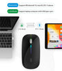 Mouse Dual Mode Bluetooth Wireless USB Rechargeable RGB Mouse Silent Ergonomic Mouse With Backlight For Laptop PC ipad