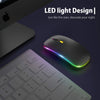 Mouse Dual Mode Bluetooth Wireless USB Rechargeable RGB Mouse Silent Ergonomic Mouse With Backlight For Laptop PC ipad