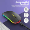 Mouse Dual Mode Bluetooth Wireless USB Rechargeable RGB Mouse Silent Ergonomic Mouse With Backlight For Laptop PC ipad