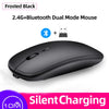 Mouse Dual Mode Bluetooth Wireless USB Rechargeable RGB Mouse Silent Ergonomic Mouse With Backlight For Laptop PC ipad